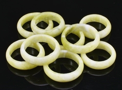 Jadeit citrónový prsten (10ks)