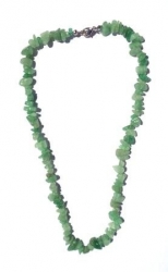 Avanturín zelený náhrdelník z tromlovaných kamenů