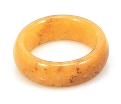 Jadeit žlutý prsten