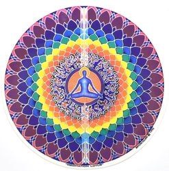 Mandala na sklo - Meditace