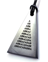 Šungitový přívěšek Abrakadabra laser (top)