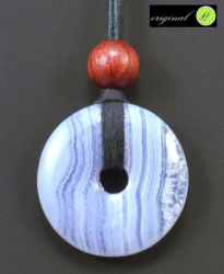 Chalcedon přívěšek donut