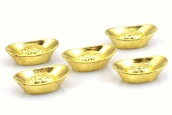 Zlatý ingot (Yuen Pao) - 5ks
