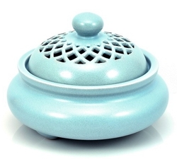Kadidelnice porcelánová modrozelená mat