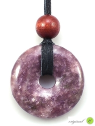 Lepidolit přívěšek donut