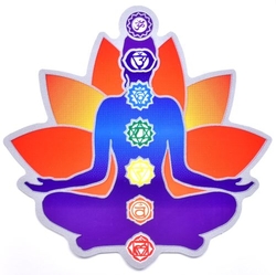 Mandala na sklo - Jogín