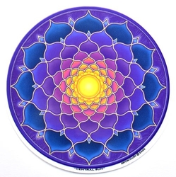 Mandala na sklo - Slunce