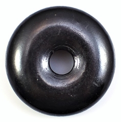 Šungit donut leštěný 25 mm