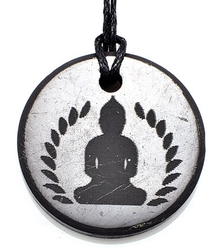 Šungitový přívěšek Buddha laser